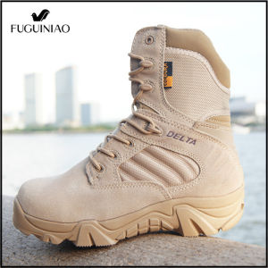 Fuguiniao Military style tactical shoes DELTA shoes long zip models sneakers hiking shoes training shoes