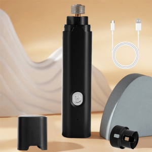 POPULAR X 2 รุ่น ที่ตัดเล็บสัตว์เลี้ยงไฟฟ้า ชาร์จผ่าน USB พร้อมไฟ LED ที่ตัดเล็บสุนัขและแมว แบบพกพา เงียบ ที่บดเล็บสัตว์เลี้ยง