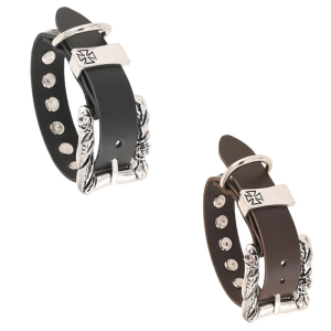 Phong cách tắt mở cowhides dây đeo cổ tay có tính năng chi tiết đinh tán có thể điều chỉnh đóng cửa cho EVERYDAY sắc nét trông