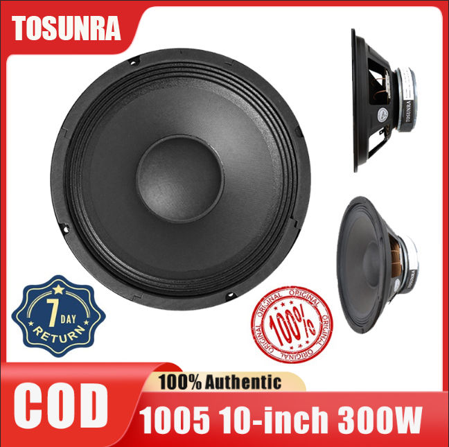 TOSUNRA Home Audio Subwoofers Speaker 10 Inches 300W 2pcs Car Woofer for  Sound Amplifier Platinum Karaoke Accessories Stereo Party
