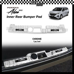 Perodua Alza 2022 2023 Inner Rear Bumper Guard Pad Chrome Trim Scuff Protector Accessories Body Kit Gear Up Gearup