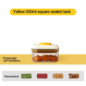 Airtight Food Containers With Easy Open Lock Lid Dry Food Candy Pasta Stackable Jars Condiments Clear Storage Box