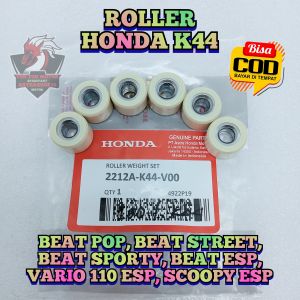 ROLLER K44 100% ORIGINAL ASLI HONDA BEAT FI ESP BEAT FI NEW BEAT STREET BEAT POP SCOOPY FI ESP VARIO 110 ESP ESP = STATER HALUS ROLER