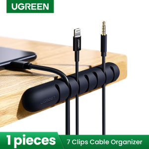 UGREEN Cable Organizer Silicone USB Cable Winder Flexible Cable Management Clips Cable Holder For Mouse Headphone Earphone Hub Ugreen Desk Wire Organizer - Lazada