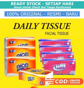 Tisu tissue facial jolly 250 sheets 2ply NICE PASEO Tissu