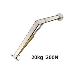 Metal Gas Struts Automatic Slow Lowering Heavy Duty Soft Close Hinges Hydraulic Pneumatic Lid Support Hinges Furniture Cupboard