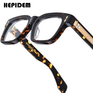 HEPIDEM Multi Acetate Glasses Frame Men Brand Designer Square Eyeglasses Women Japanese Handmade High Quality Spectacles Thick Optical  Eyewear MVENDOME