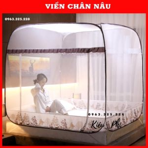 Màn Mùng chụp tự bung Kiều Phi - dành cho người lớn chống muỗi thông minh gấp gọn tiện dụng cao cấp
