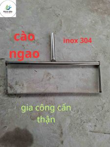 Cào Ngao Inox 304 Cao Cấp Miệng 50cm - Lưỡi Cào Dày 1.5ly Siêu Cứng Chống Rỉ Sét (Gia Công Cẩn Thận)