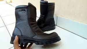 Kickers sepatu safety boot kulit asli | Safety boot moto