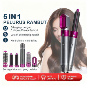 Hairdryer Multifungsi Serbaguna Pengering Rambut 5 In 1 Multifungsi Pengering Rambut dan Alat Styling Pengering Udara Panas Pengering dan Curler