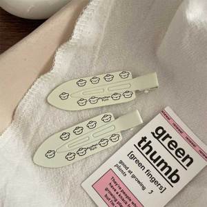 DAIMEISHU กิ๊บติดผมไร้ตะเข็บคิตตี้น่ารักสำหรับผู้หญิง กิ๊บข้างหน้าม้า คลิปคำเดียว