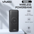 ROBOT Power Bank 10000mAh Wireless Charging Quick Charge PD 3.0 VPB-W11 Black【18 Month Warranty】. 