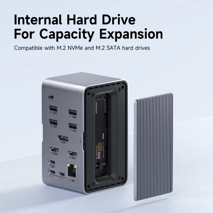 Hagibis%20Dual%20USB%20C%20Docking%20Station%20Triple%20Monitor%20LED%20Strip%20Light%20USB-C%20Hub%20Type-C%20Adapter%20With%208K%20DP&HDMI%20M.2%20SSD%20Enclosure%20100W%20PD%20USB%203.1%20For%20MacBook%20Air%20Pro%20Laptop%20-%20Image%204