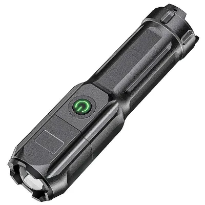 Senter Led Zoom Daya Tinggi Usb Charge 36w Cob Flasslight / Senter Police Led / 18650 Senter Led