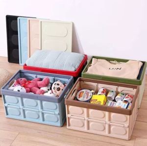 Collapsible Storage Organizer Waterproof Moldproof Moisture-Proof Clothes Box (Random Color) -Paez Official