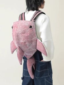 Teekland Ba lô hình cá mập thú cưng whalefashion thương hiệu cặp sách sức chứa lớn Ba lô Pet Bag