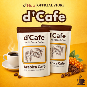 D Cafe Detox Coffee Slimming Coffee Weight Management Appetite Control Digestive Support Gut Health Reduce Water Retention Energy Boost PD022
