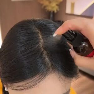 hot White Hair No Longer GrowsWhite to Black Saffron Essence Spray Black Hair Essence Nourishing Hair Essence to Cover White Hair125
