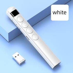 Pointer USB Charging Clicker  for Powerpoint Presentation Pointer Support Power Display Option2.4GHz