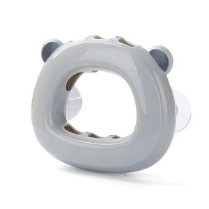 Bear Toothbrush Holder Punch Free Hanging Toothbrush Rack Cute Suction Cup Holder Organizer