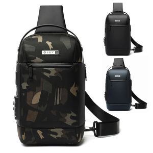 SKV Waterproof Men Crossbody Bag Man Chest Bag Bum Beg Dada Lelaki Beg Bahu Laki 胸包男 斜挎包男 W20107