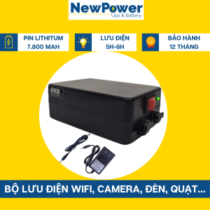 Bộ lưu điện gia đình 7.800mAh UPS 12V cho camera wifi.. mới 100%bảo hành 12 tháng xuất xứ VN