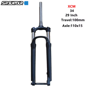 SUNTOUR EPIXON Original Shock Absorbing Front Fork Mountain Bicycle Fork 26 Inch 27.5 Inch 29 Inch Oil And Gas Fork (Air Resilience/Oil Damping) MTB Bike Front Fork