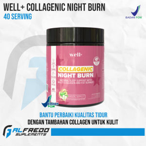 Well+ Collagenic Night Burn 9 in 1 Collagen Fat Burner 40 Serving