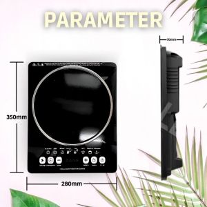 Electric Induction Cooker 220V Inverter Ceramic Hob Quick Heating Energy Saving for Home Apartment Cooking 1800W Free Shipping