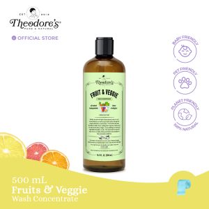Theodores Fruit & Veggie Sanitizing Concentrated Wash (Unscented) 500ml - Cleaning Disinfectant