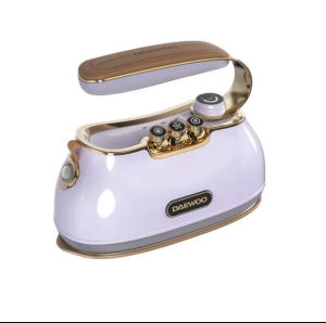 Daewoo HI-036 Handheld Steam Iron Electric Ironing Machine Portable Travel Dry Wet Double Use Mite Removal 7 Holes for Steam