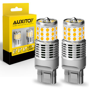 AUXITO 2Pcs T20 7440 Canbus Error-Free Led Bulb Signal Lights W21W Led Turn Signal Light 2835Smd No Hyper Flash