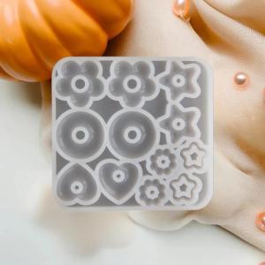 Salime Multifuntional Jewelry Molds Heart Star Flower Pendant Silicone Molds For Resin Earrings Pendant Creative Silicone Casting Molds