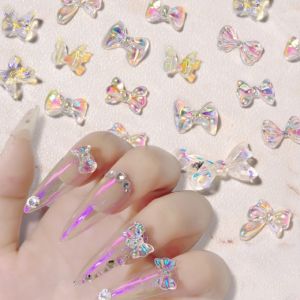Set 50 cham nơ thuỷ tinh trang trí móng đẹp long lanh mẫu HOT