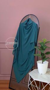 Jilbab French Khimar Bahan Cerutty Babydoll Free Cadar Zawal By Khadijah