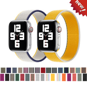 [SG Seller] Nylon Loops Strap For iWatch Ultra/11/10/9/8/7/6/5/SE/4/3/2/1.49/46/45/44/42mm&42/41/40/38mm