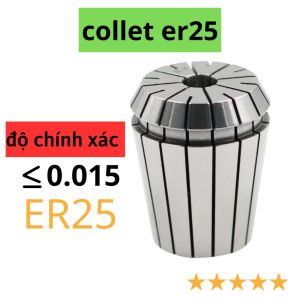 Collet ER25 ống kẹp dao phay mũ khoan  doa  mũi khắc  đầu kẹp bt30/40/50 senga er32/25/20