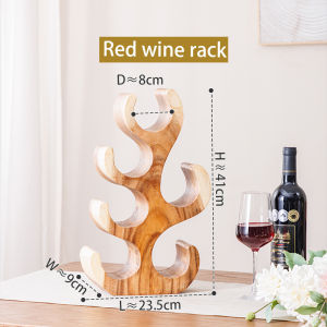 ชั้นวางไวน์เอียง ชั้นวางไวน์แดง ชั้นวางไวน์ ชั้นวางของไม้เนื้อแข็ง ชั้นวางไวน์ที่สร้างสรรค์ชั้นวางของบาร์ มีรูปร่างปลาและรูปร่างช้างให้เลือก