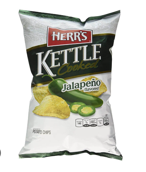 Herrs Kettle Cooked Jalapeno Flavored Potato Chips 142g Lazada Ph