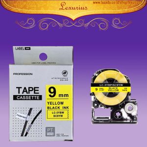 Label tape printer Epson LW Refill Cartridge Labelworks Professional Tape Label Refil Catridge Compatible Epson Label Maker Pita label LK-4WBN Replacement for Epson LW300 LW400 LW500 LW700 LW-900P LW-Z5000 9mm 12mm 18mm 24mm 36mm