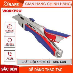Dao tiện ích có lưỡi cắt lưỡi dao thu vào được Workpro - WP013040