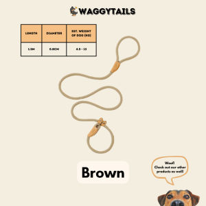 [SG] Dog Slip Leash No Pull 1.5m Training Leash for Walking Small Medium Large Dogs Loose Leash Lead