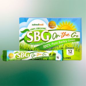 3grams 12sachets On The Go Salveo Barley Grass (SBG) Pure and Organic Barley Grass