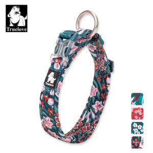 TRUELOVE Vòng Cổ Cho Chó Bằng Cotton Hình Hoa Vòng Cổ Cho Thú Cưng Có Thể Điều Chỉnh Vòng Cổ Cho Chó Con Thú Cưng Đệm Mềm Vòng Cổ Cơ Bản Cho Giống Nhỏ Vừa Lớn