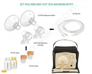 Bộ phụ kiện máy hút sữa Medela Pump In Style Advenced - Sản xuất bởi thương hiệu Maymom chính hãng