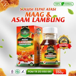 Madu Maag Asam Lambung Kronis Luka Herbal Asli Darusyifa Ori BPOM
