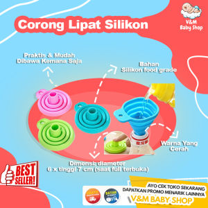 V&M Baby Shop 066 | Corong Lipat Silikon / Corong Minyak & Air Silicon Portable