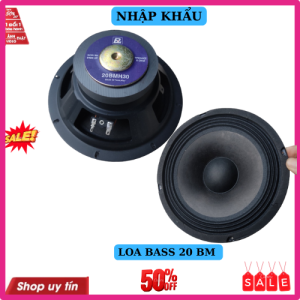 Loa bass 20 BM nhập khẩu toàn vành 21cm gân 3 xếp tẩm dầu công suất 200w - giá 1 chiếc