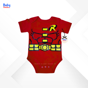 Robin Superhero Baby Costume Onesie 0–12M | Cotton Bodysuit for Newborn & Infant Boys | Baby Onesies PH